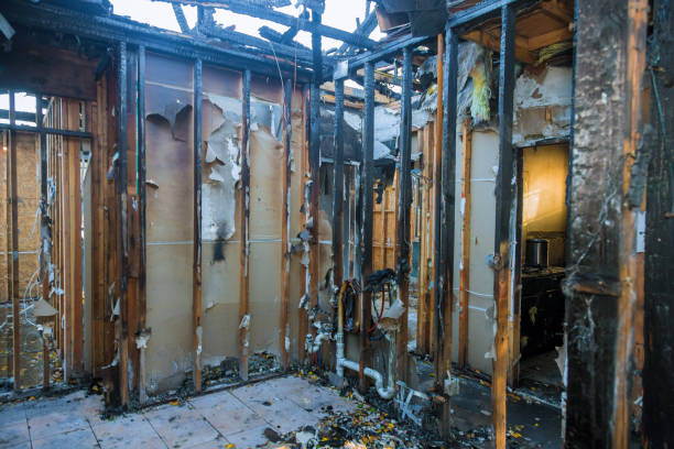 Professional Fire Damage Removal technician working in Kamiah, ID